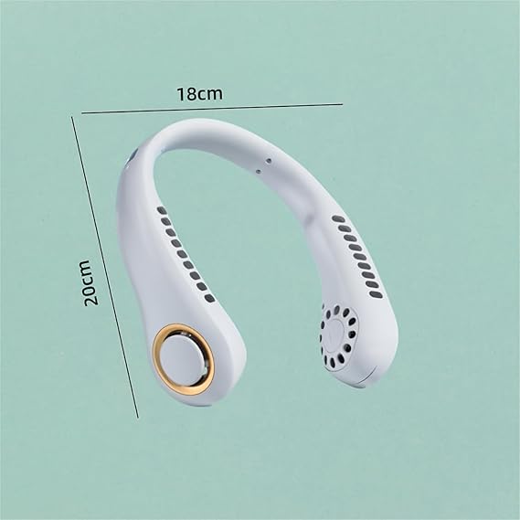 Rechargeable Bladeless Neck Fan – Stay Cool Anywhere - Image 2