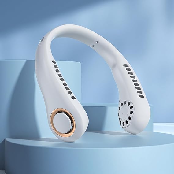 Rechargeable Bladeless Neck Fan – Stay Cool Anywhere - Image 4