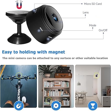 "Mini WiFi Spy Camera with Night Vision & Motion Detection – App-Controlled Security" - Image 3