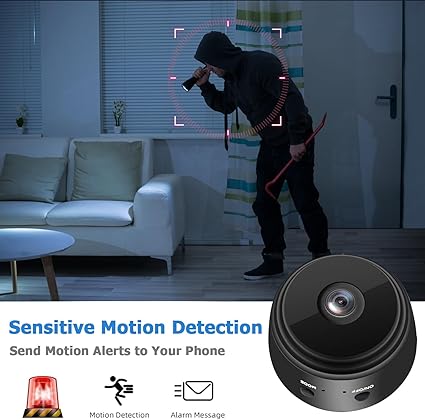 "Mini WiFi Spy Camera with Night Vision & Motion Detection – App-Controlled Security" - Image 4