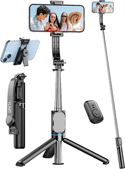 "41'' Selfie Stick Tripod with Remote & 360° Rotation – Fits iPhone, Android, Samsung" - Image 2